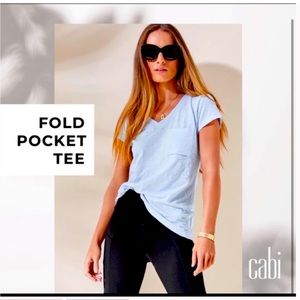 Cabi fold pocket tee